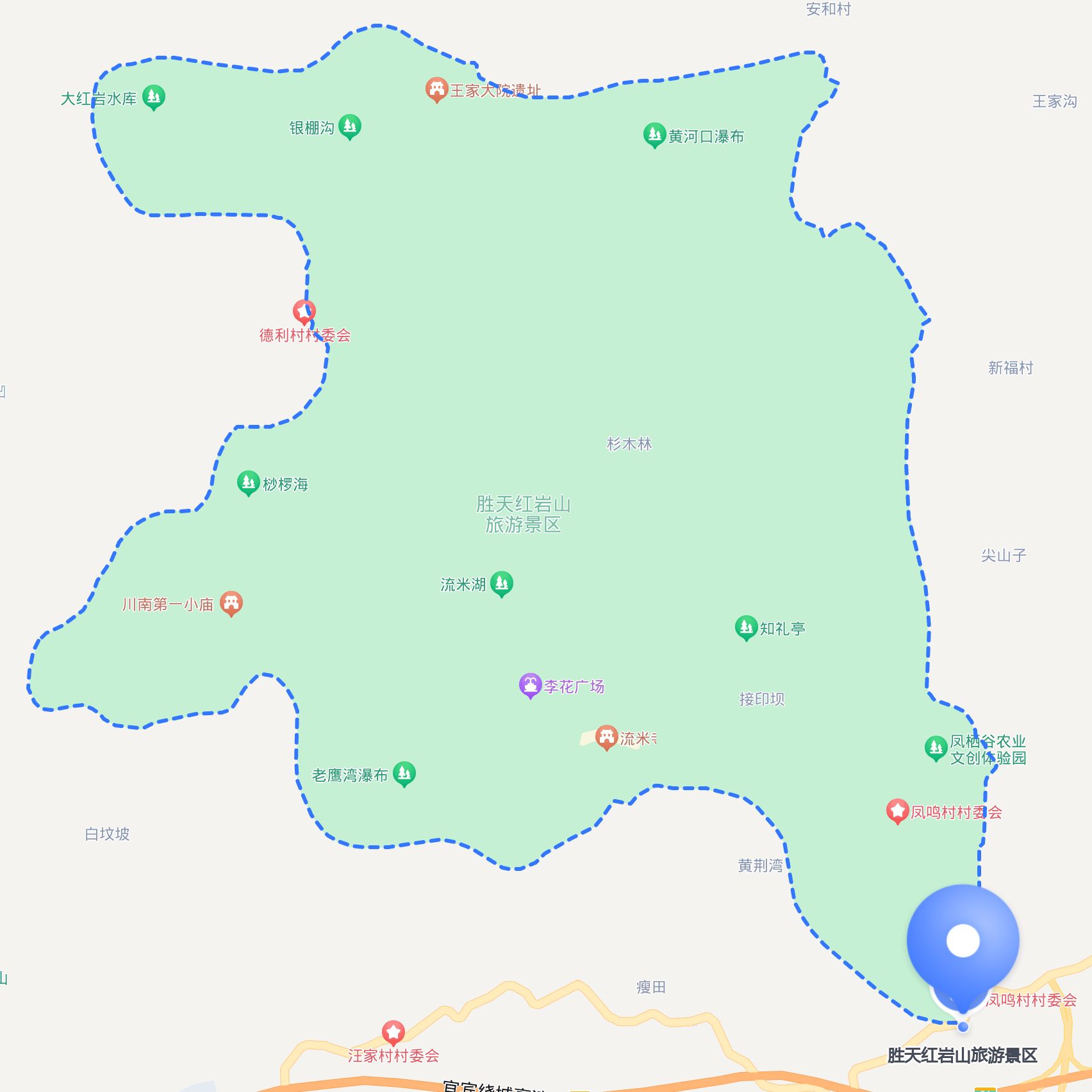 如果你想去 胜天红岩山旅游景区 ,出发前不妨看看