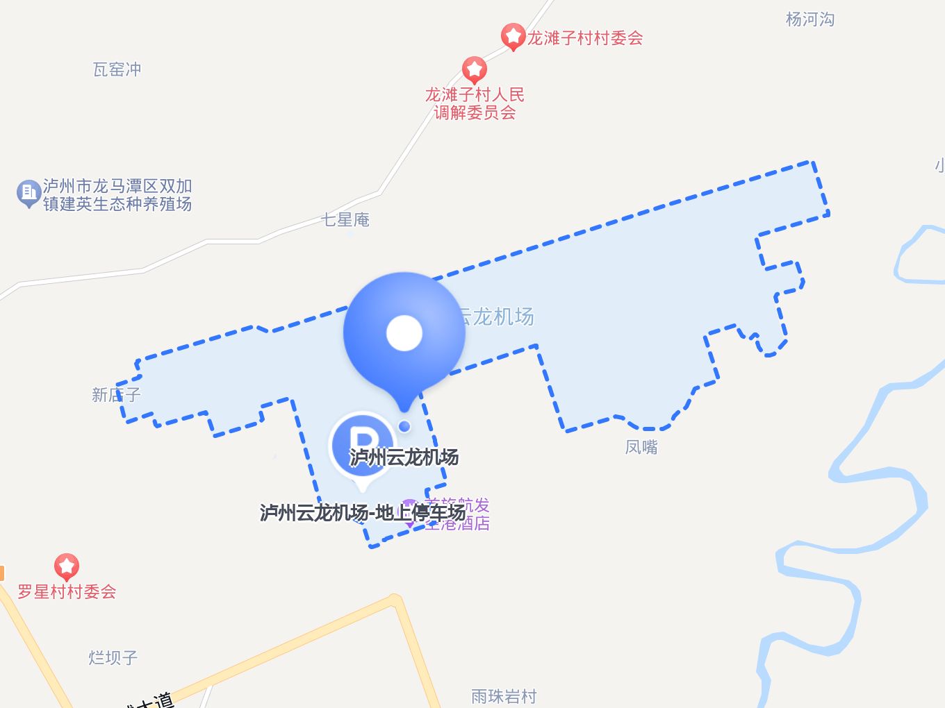 泸州云龙机场地图图片