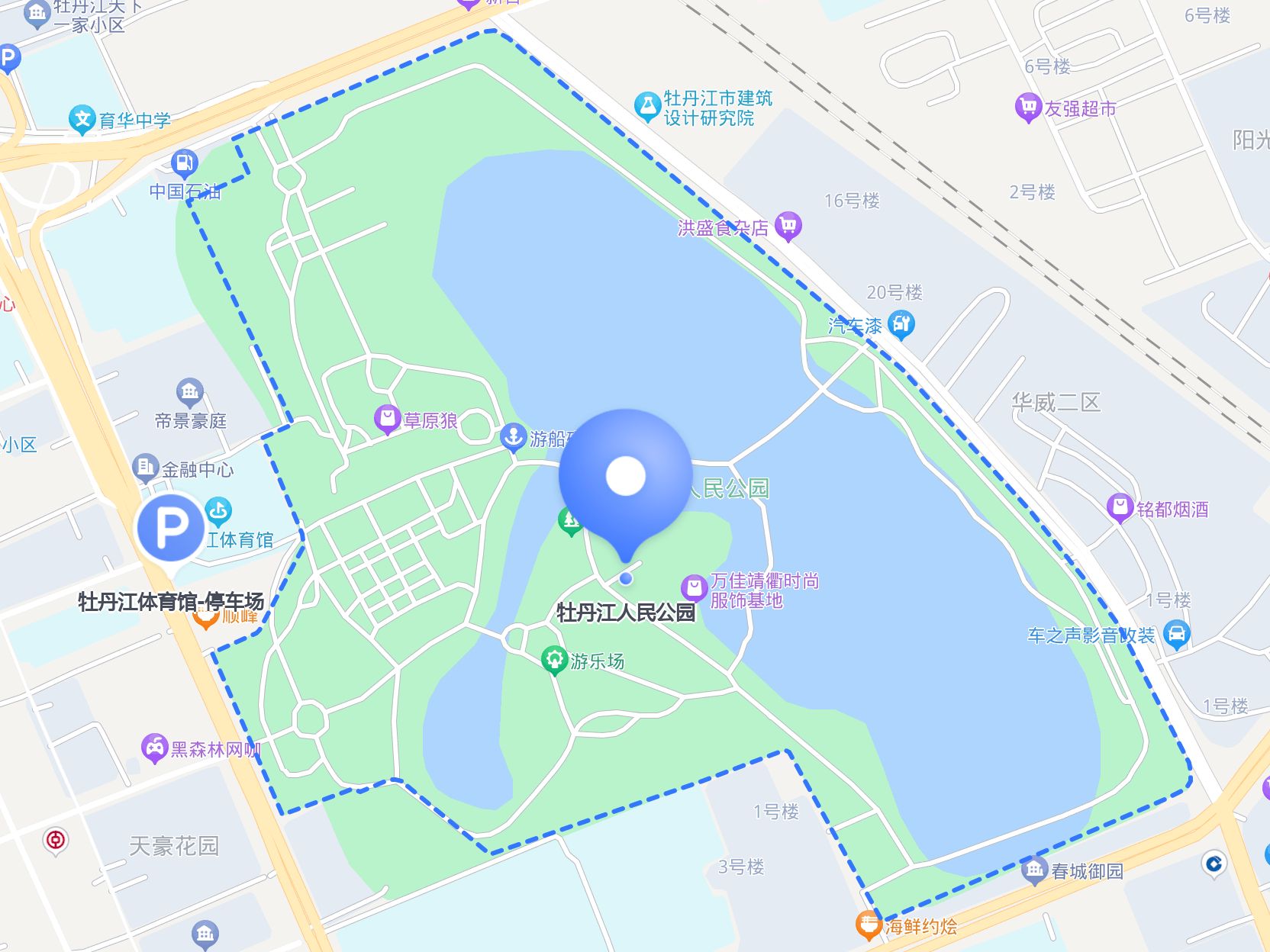 牡丹江人民公园 出行指南,超全攻略,一定要码住 如果你是自驾前往