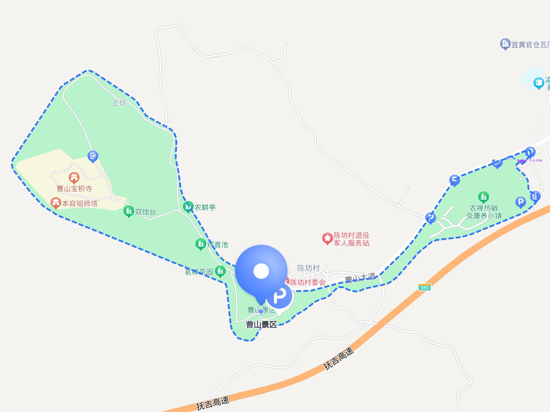 曹山景区 ,一个充满自然魅力和人文底蕴的旅游胜地.