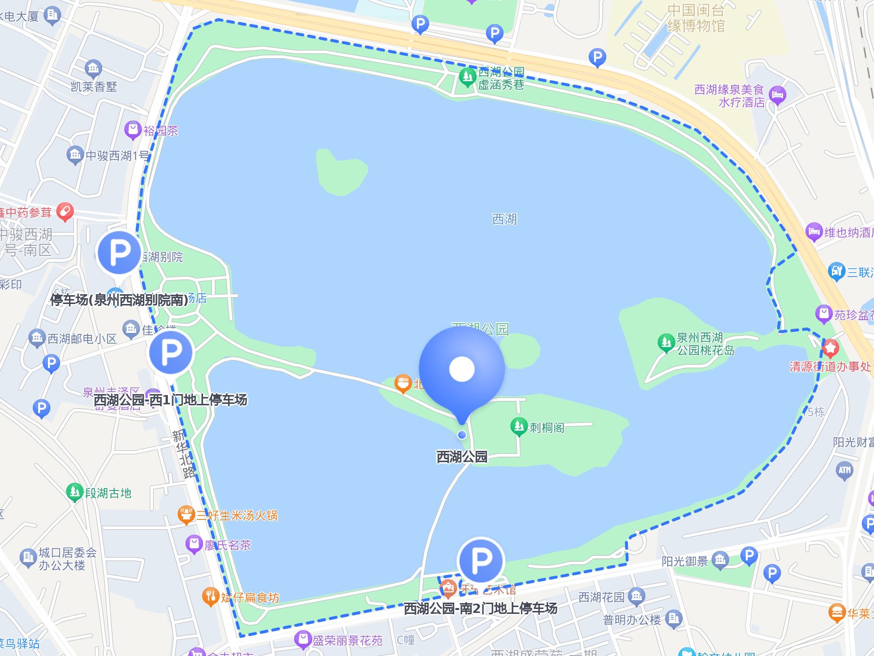 许昌西湖公园地图图片