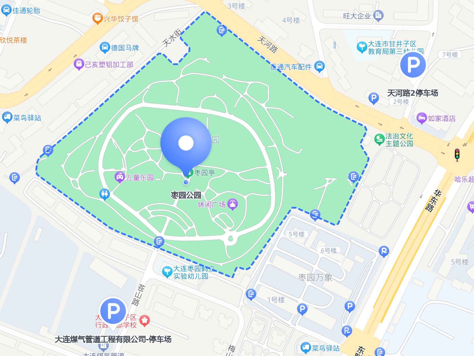 怎么去 枣园公园 ?