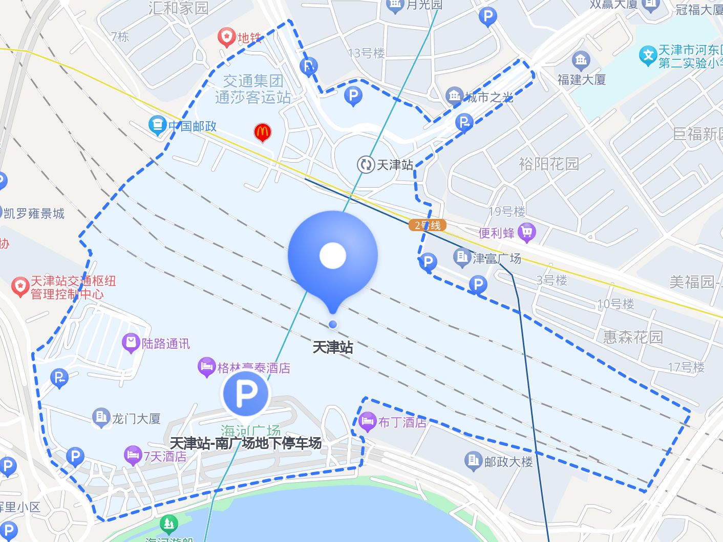 天津东站地图全貌图片