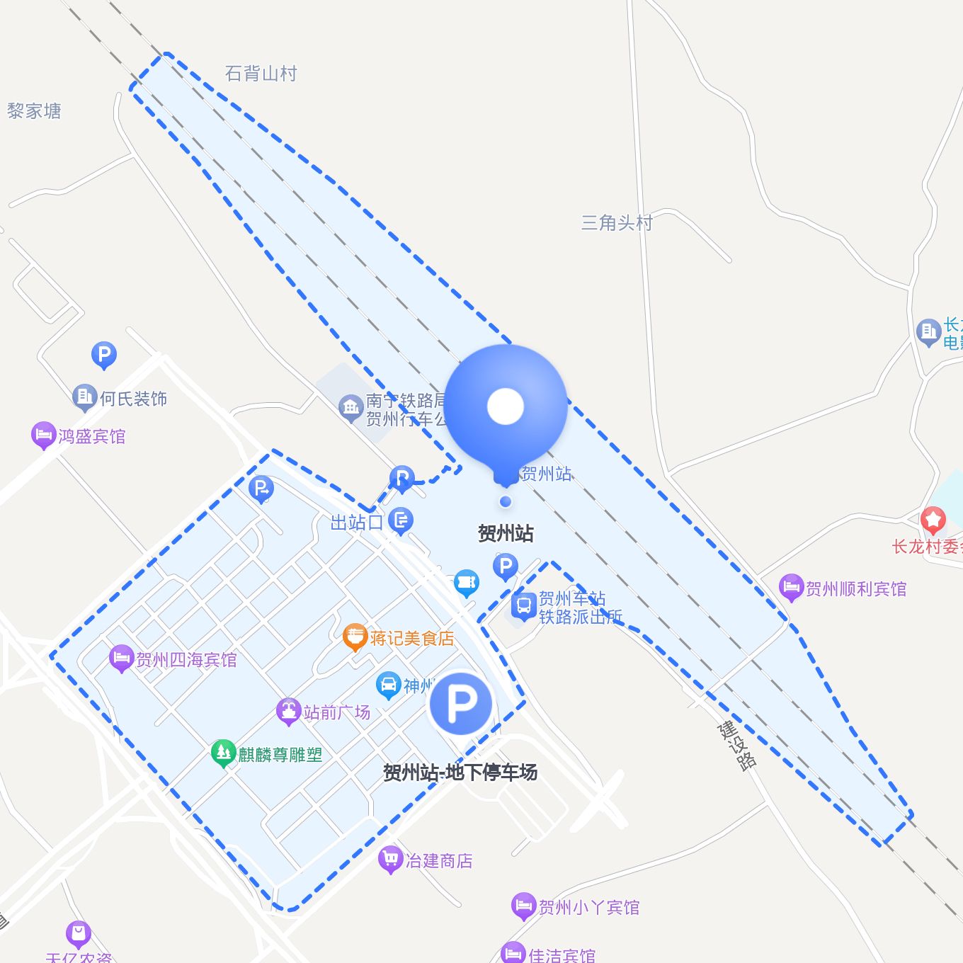 距车站大约330米,步行4分钟