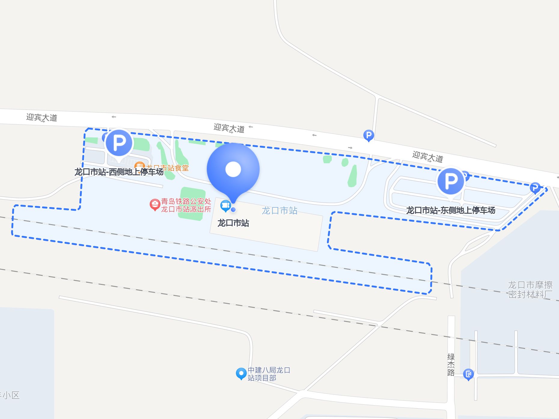 龙口市地图带路名图片