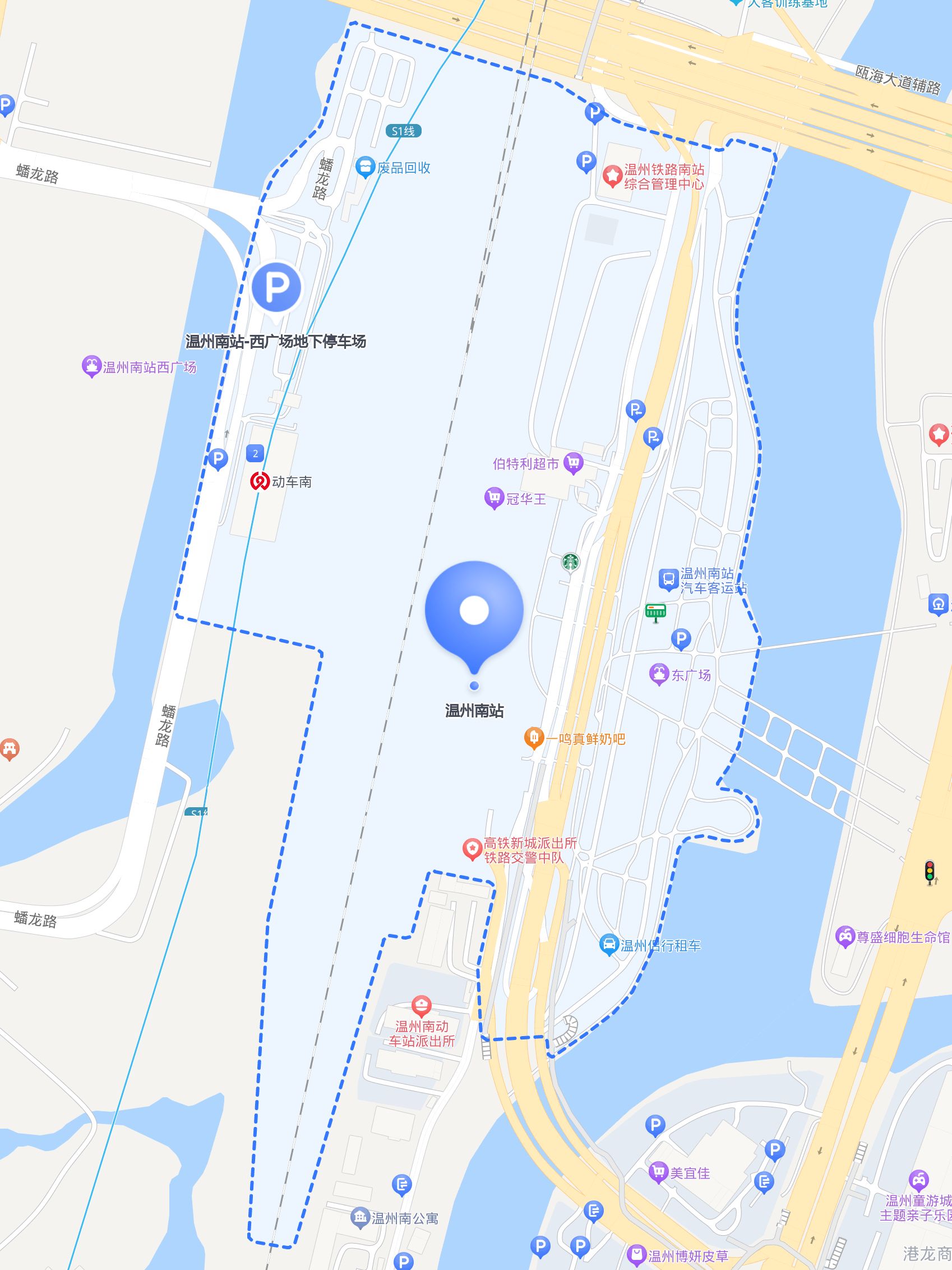 不管是临时接人还是长时间停车,对于来 温州南站 的朋友们来说,停车都