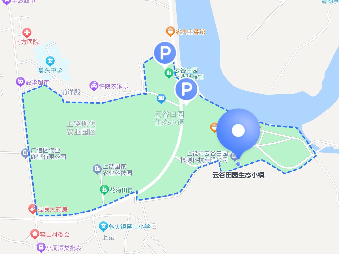 云谷田园地图图片