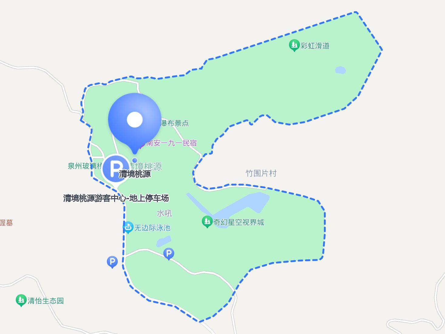 清境桃源地图图片