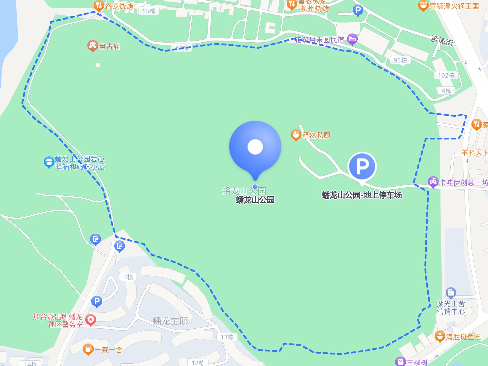 江阴蟠龙山公园地图图片