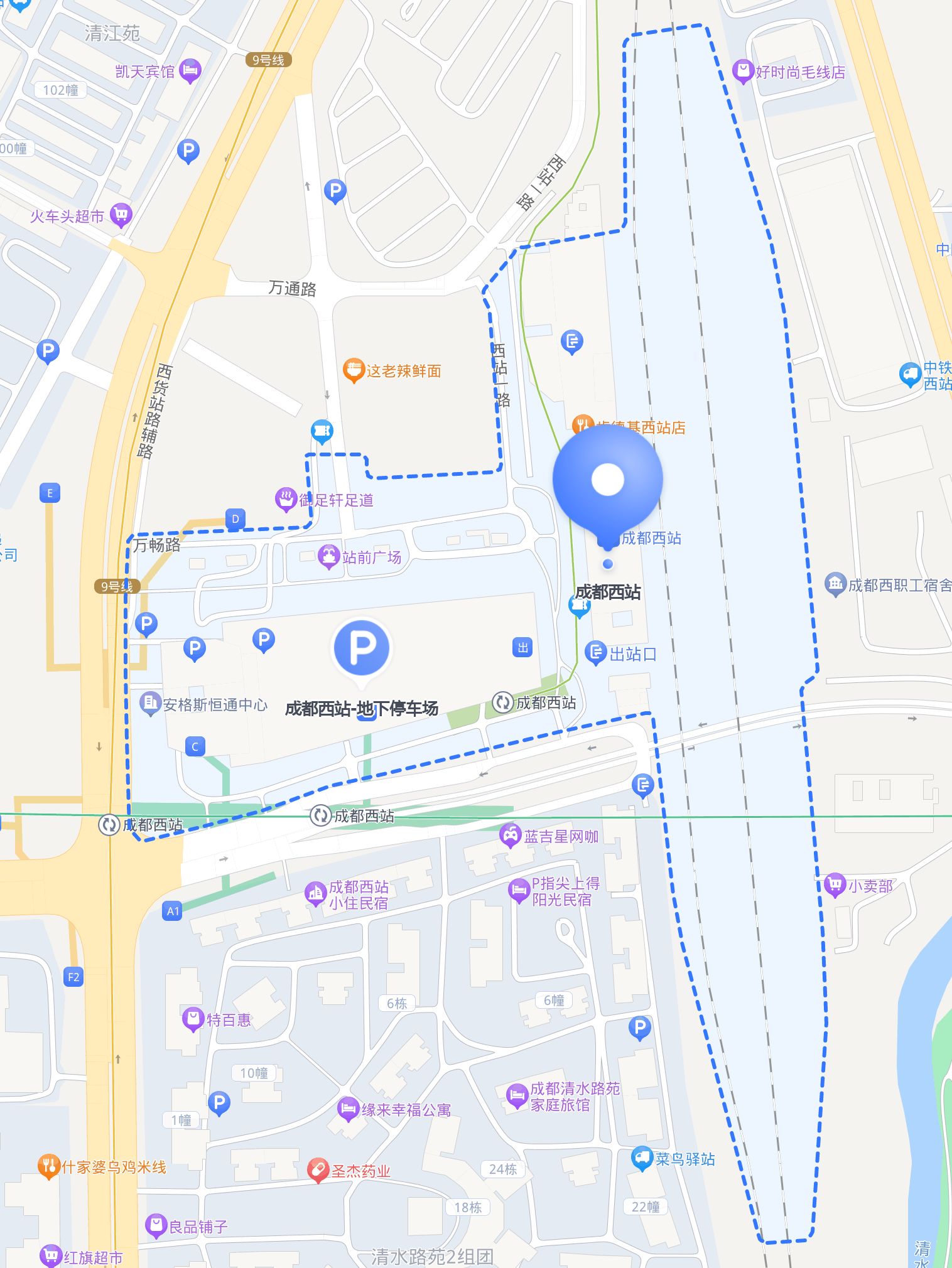 怎么去 成都西站 ?