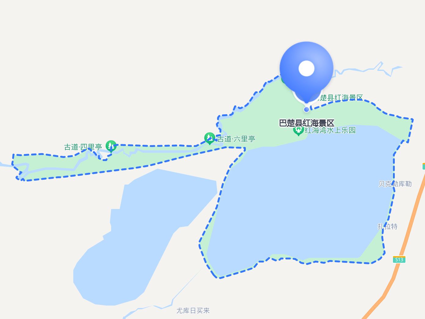 巴楚县红海景区 ,一片红色的石海,是南疆一处独特的地质景观.