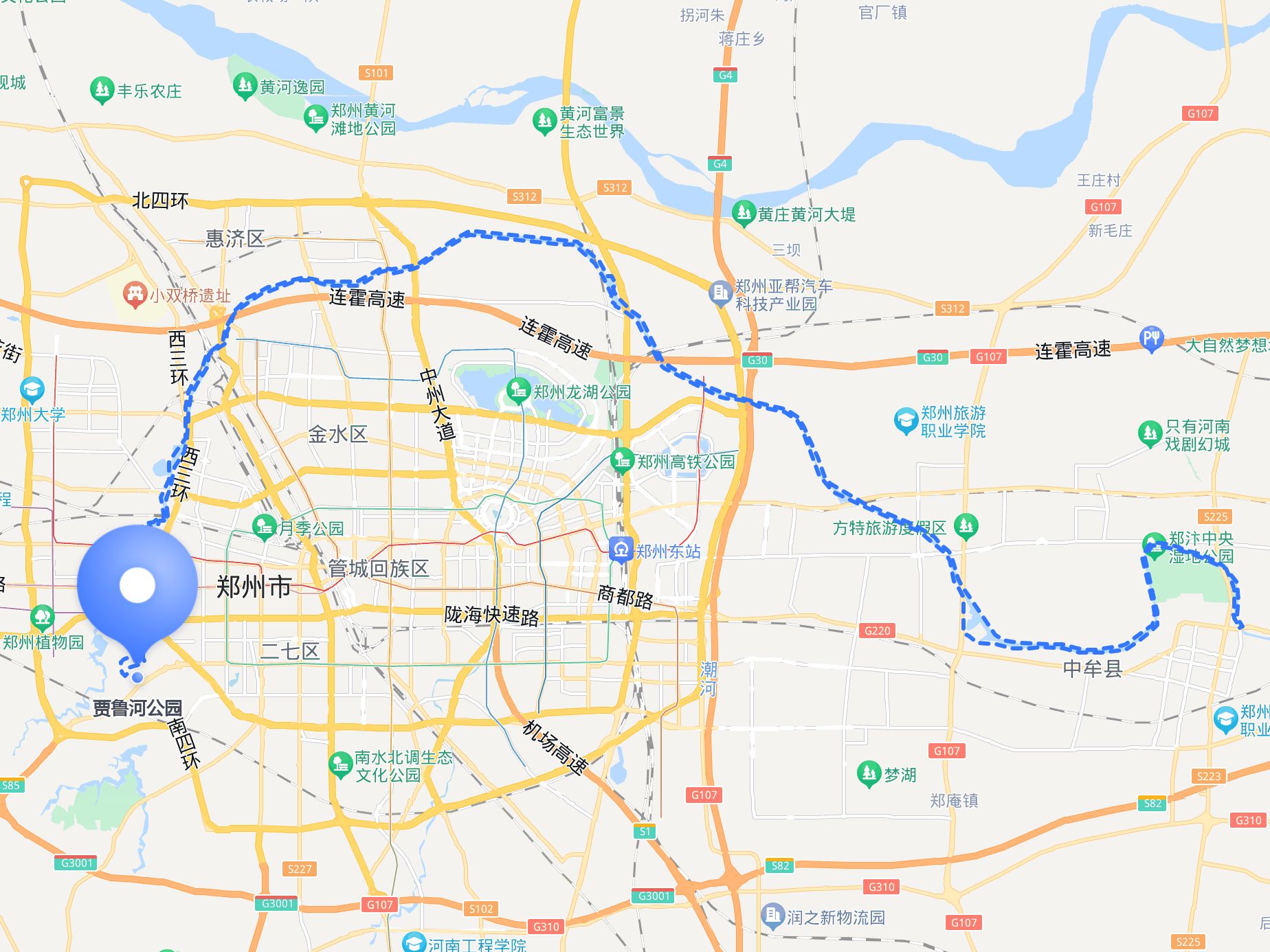 贾鲁河公园 是一个非常适合拍照的地方,尤其是在下午3点左右,光线柔和