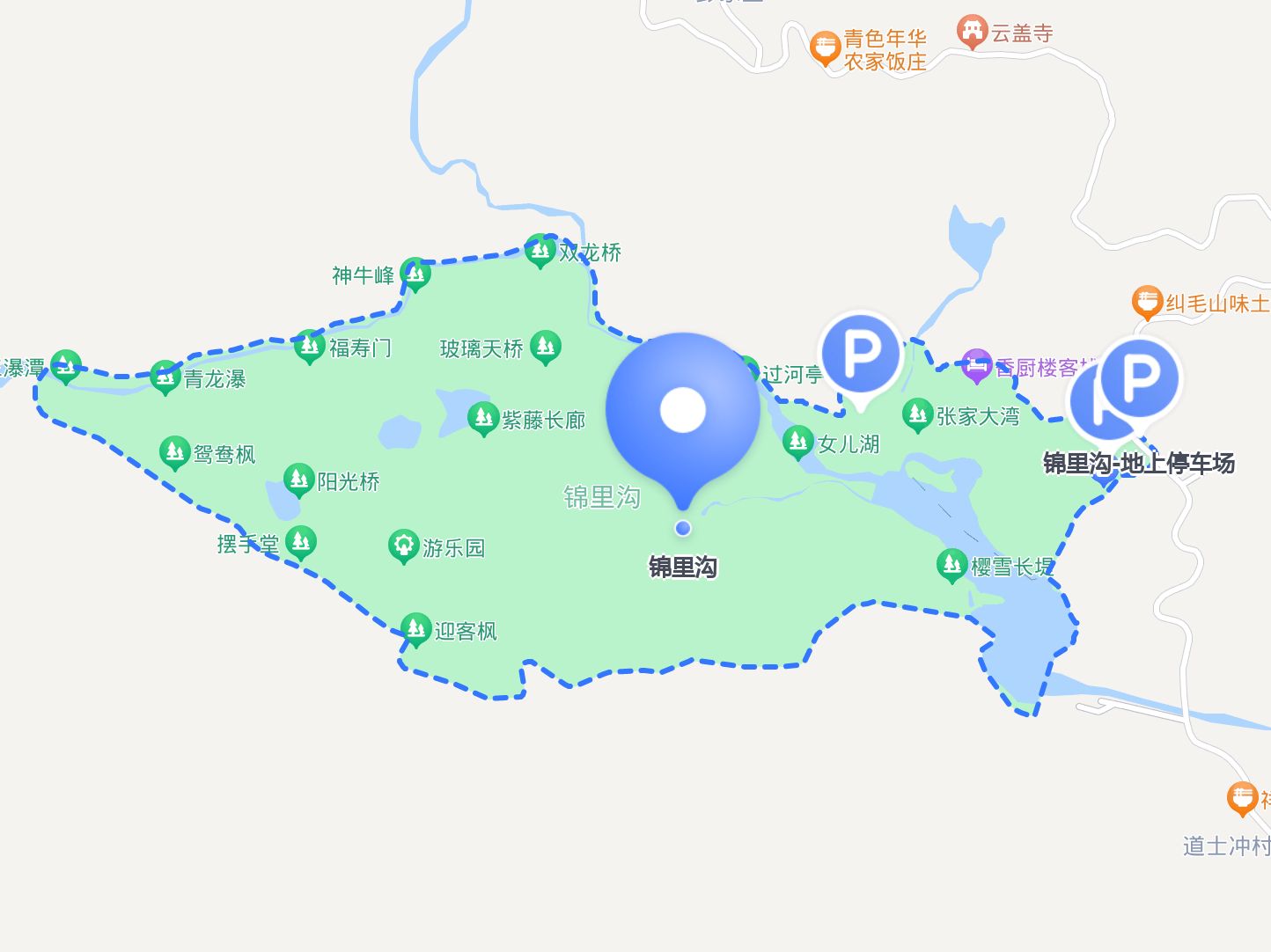 锦里地图内部图片