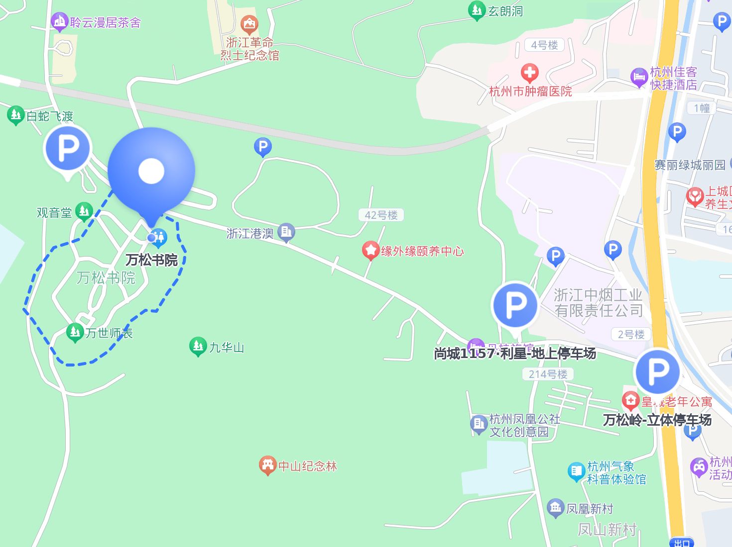 万松书院地图图片