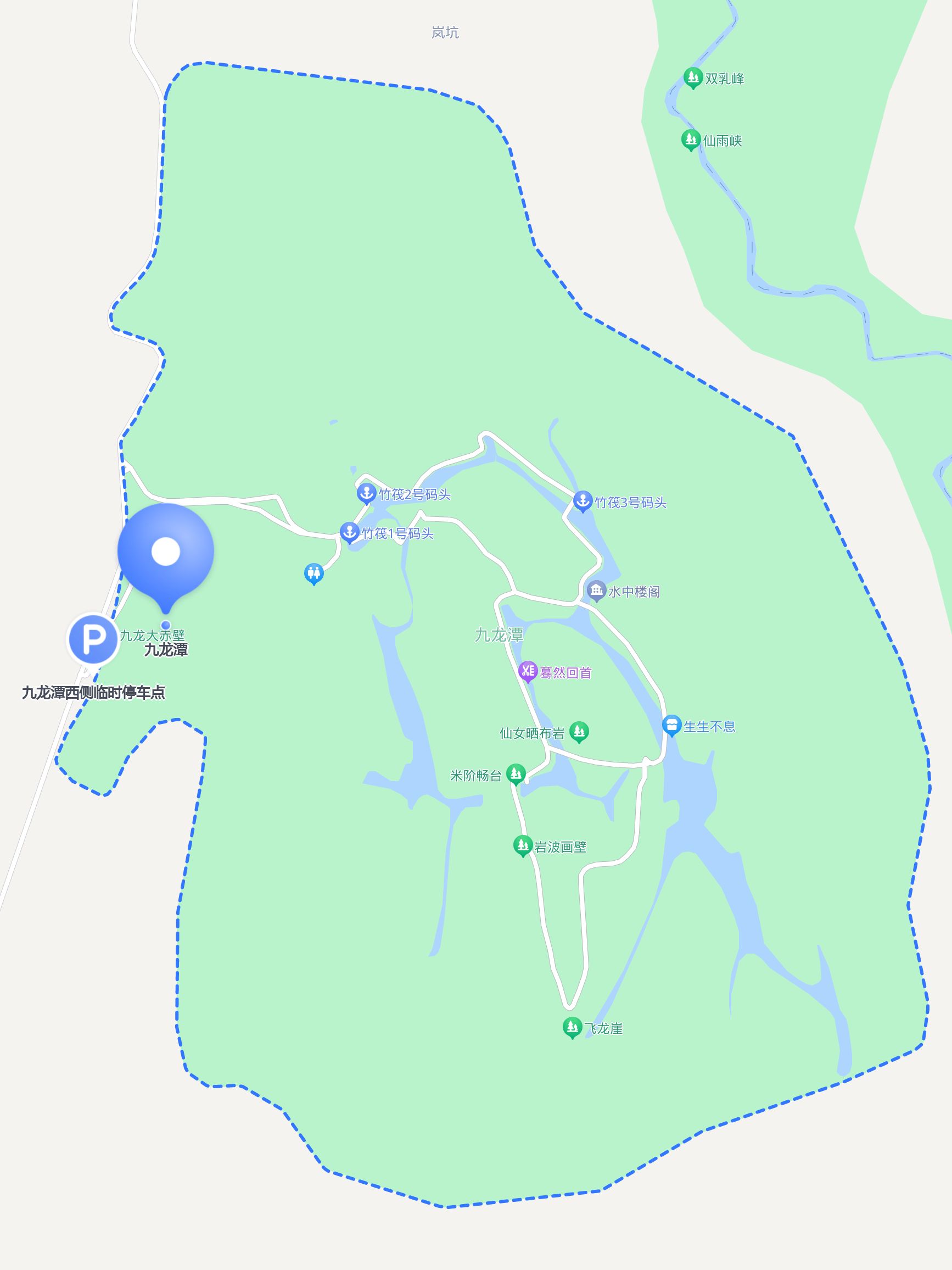 今天给大家整理了一份 九龙潭 的出行指南,分享给大