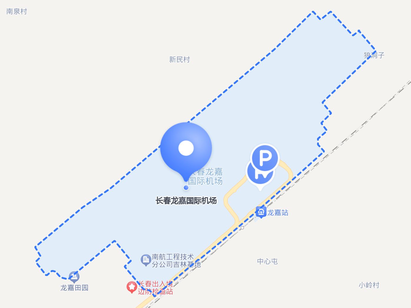 长春龙嘉机场内部地图图片