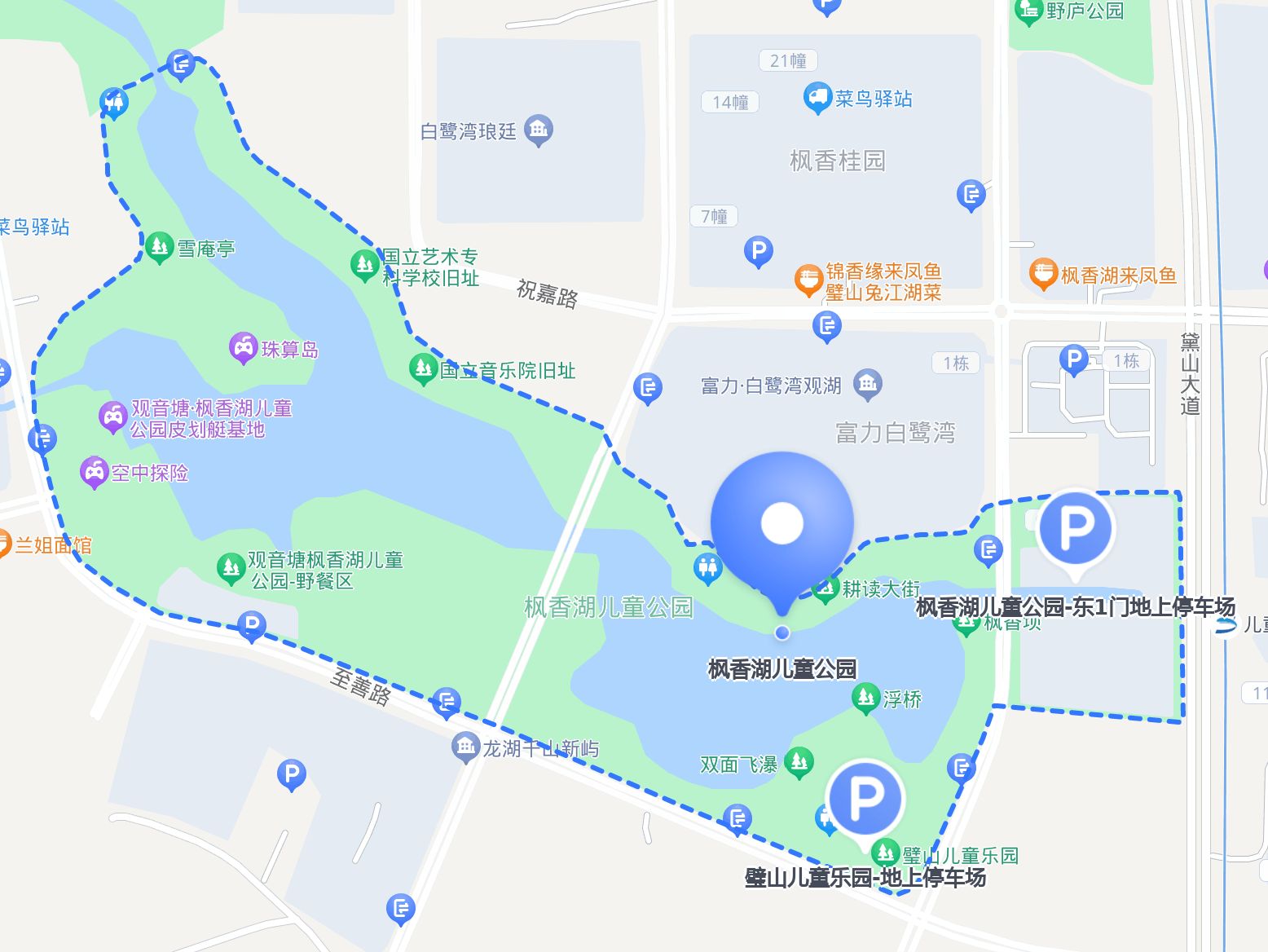 枫香湖儿童公园 是重庆市璧山区的一处亲子游乐胜地