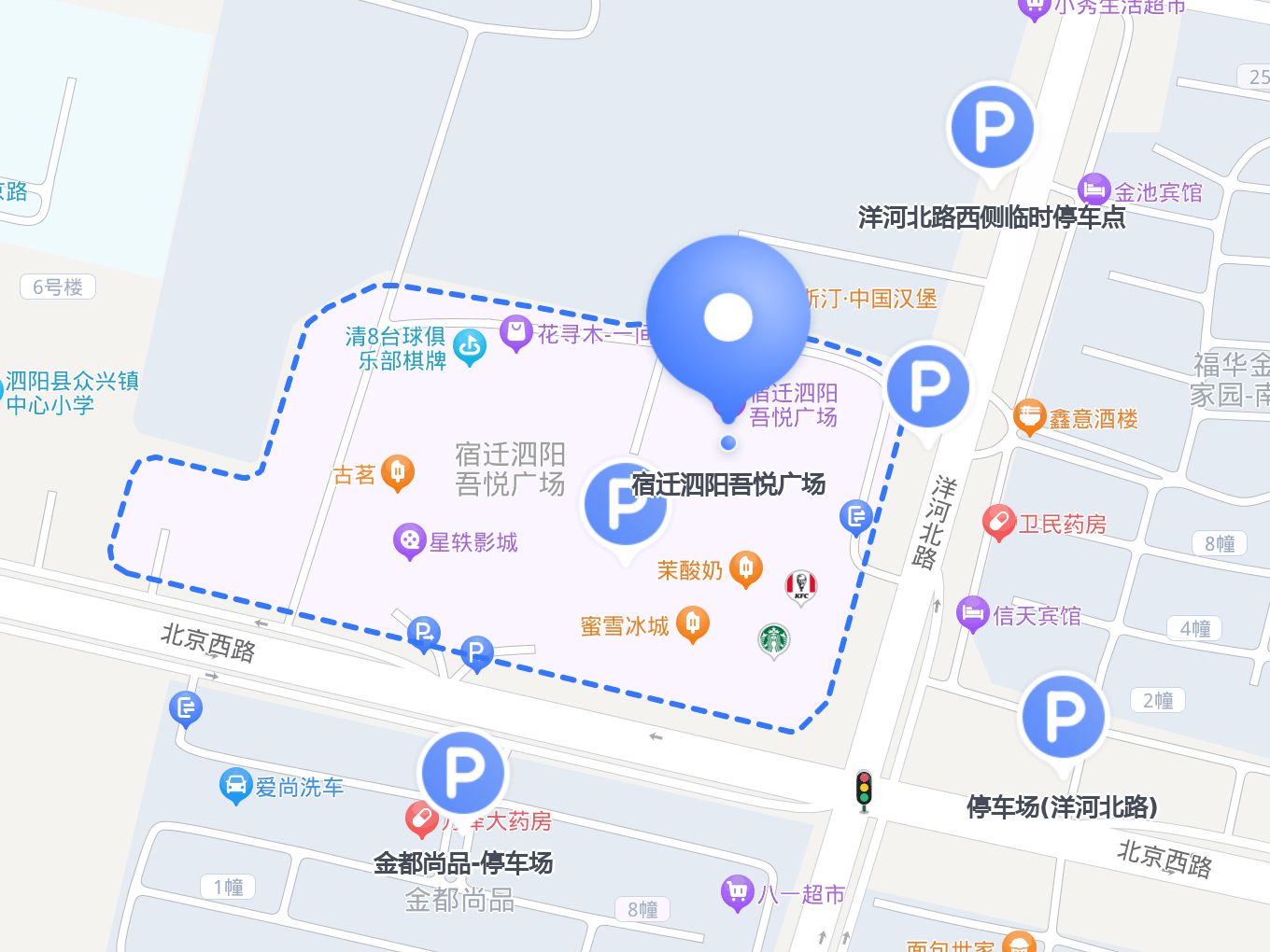 宿迁吾悦广场分布图图片