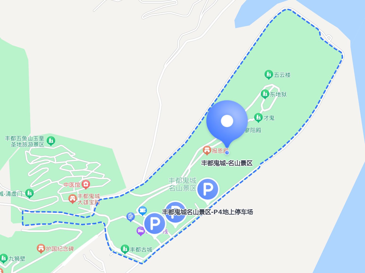 庆都山景区地图图片