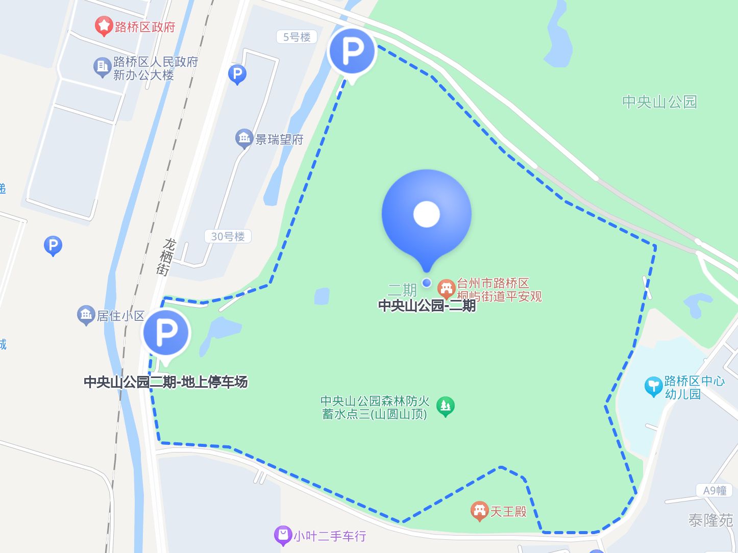 中央山公园二期地图图片