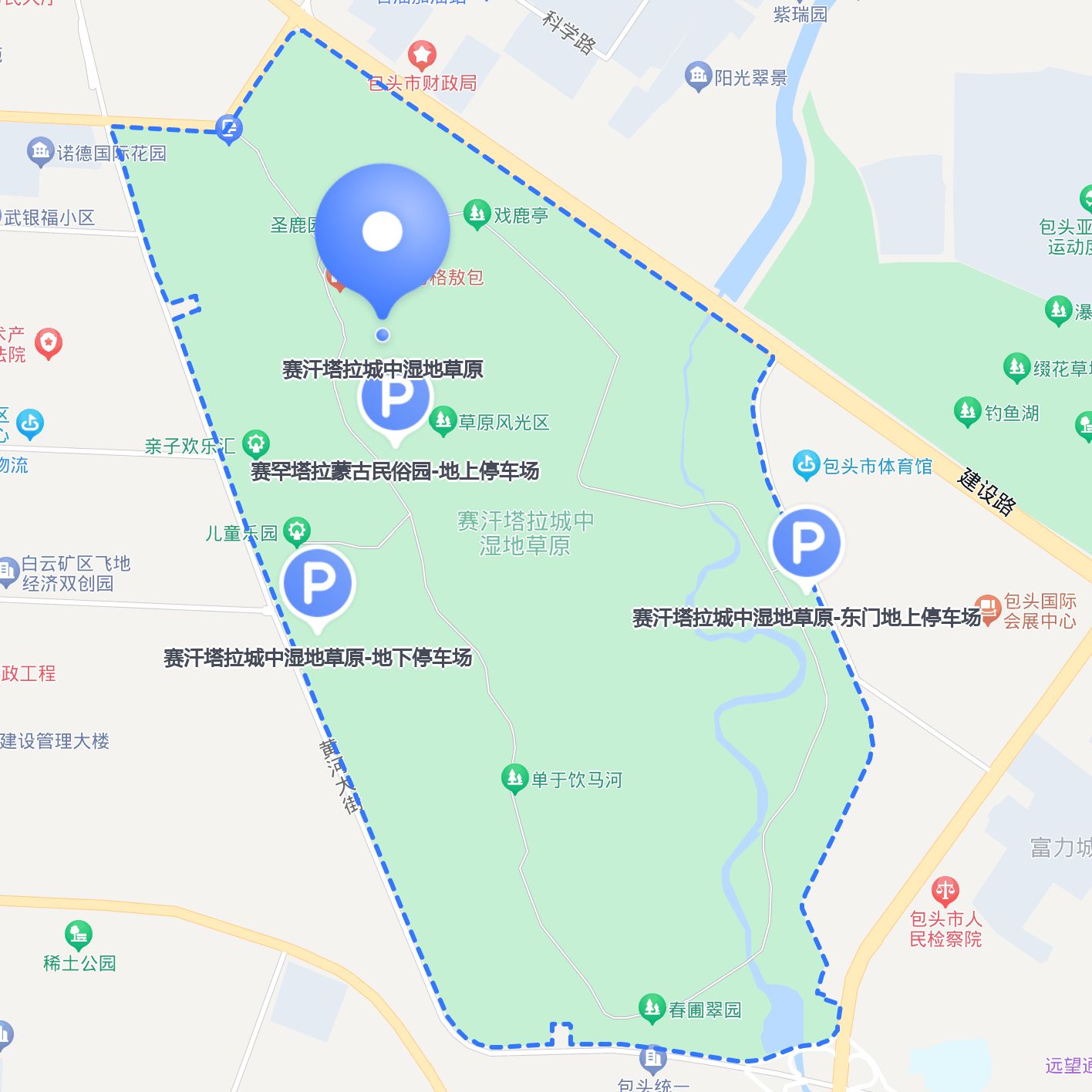 赛汗塔拉城中草原地图图片