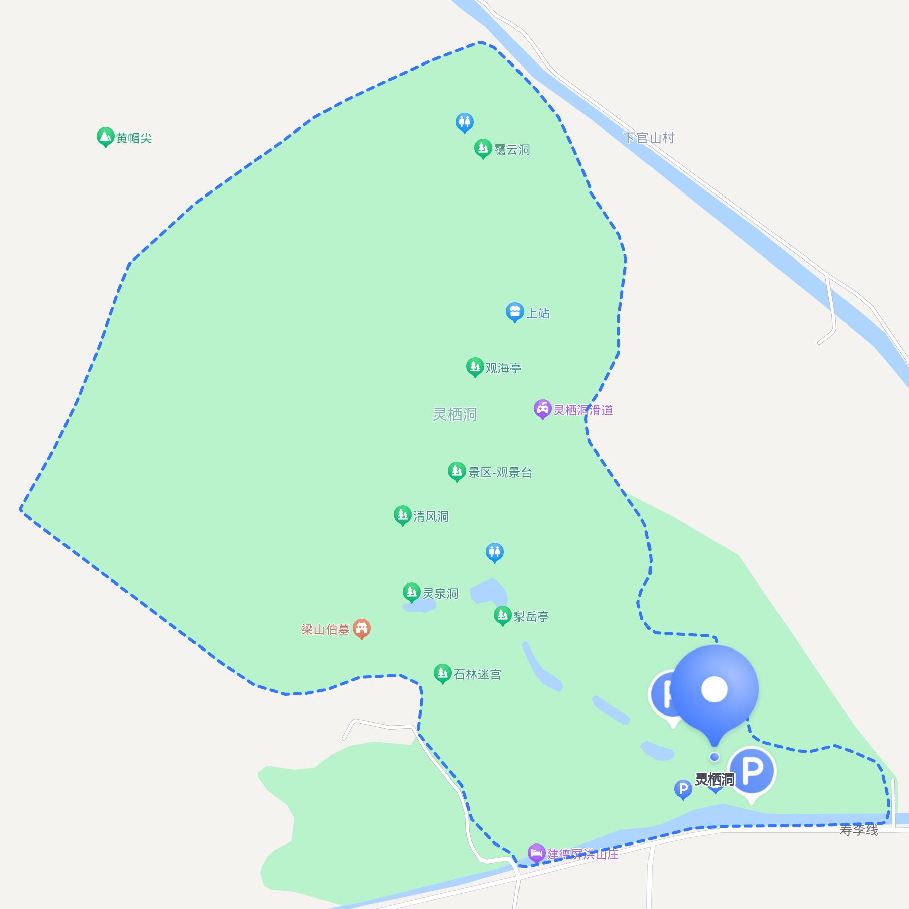 停车费用:10元 参考信息:距景区大约200米,步行2分钟 2公众距离的距离