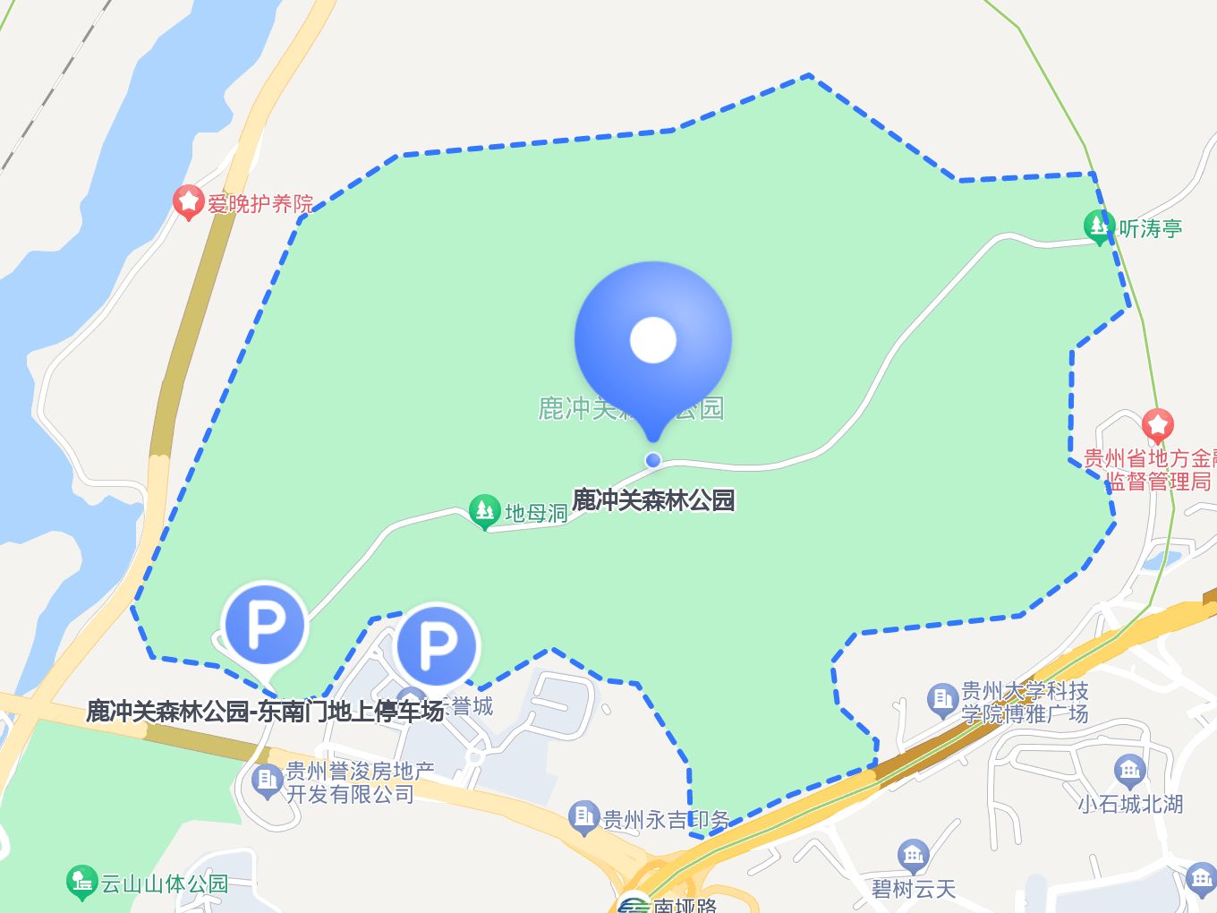 鹿冲关森林公园线路图图片