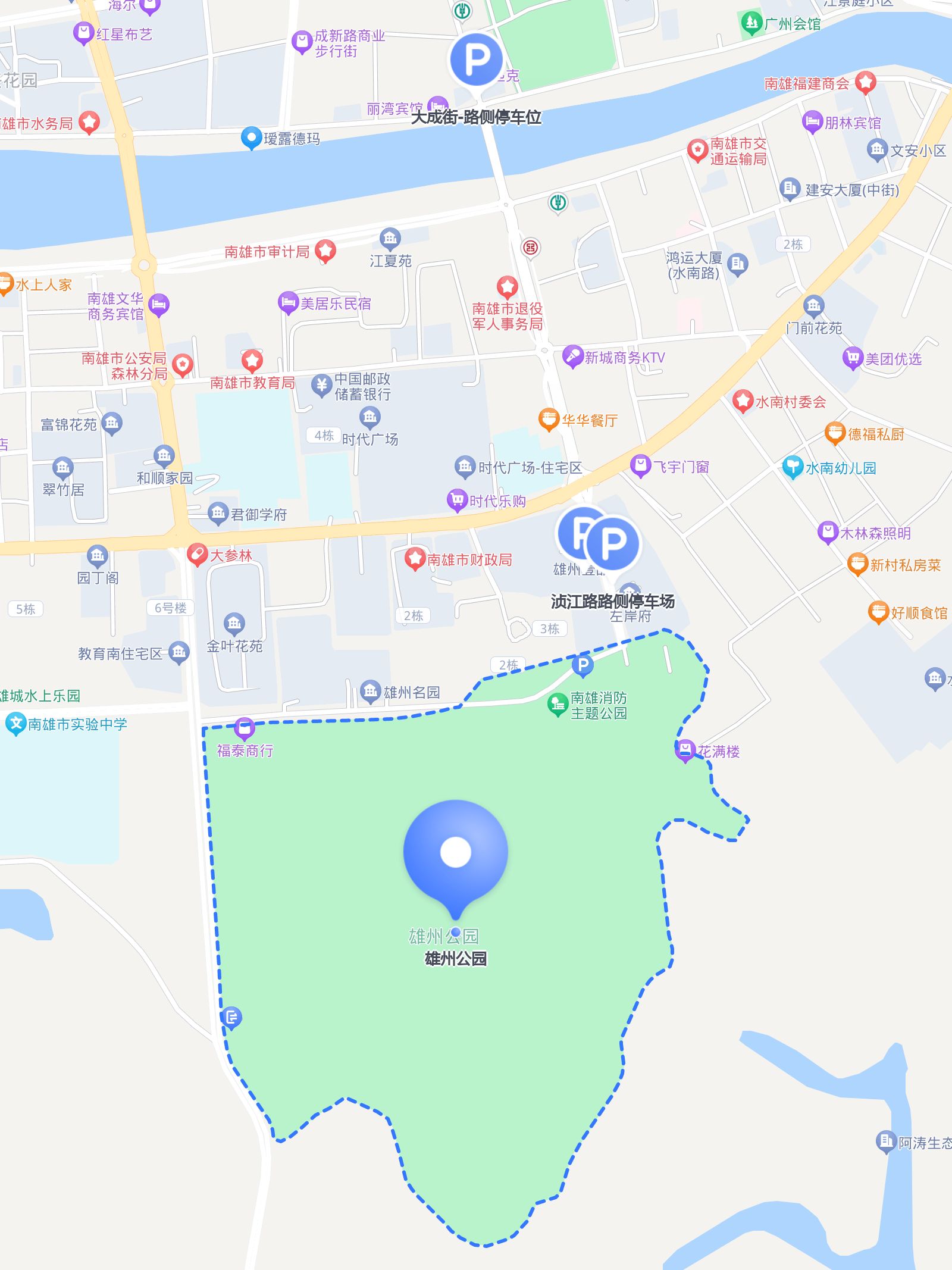 下面是 雄州公园 的出行攻略,无论自驾07,公交06还是打车06,都