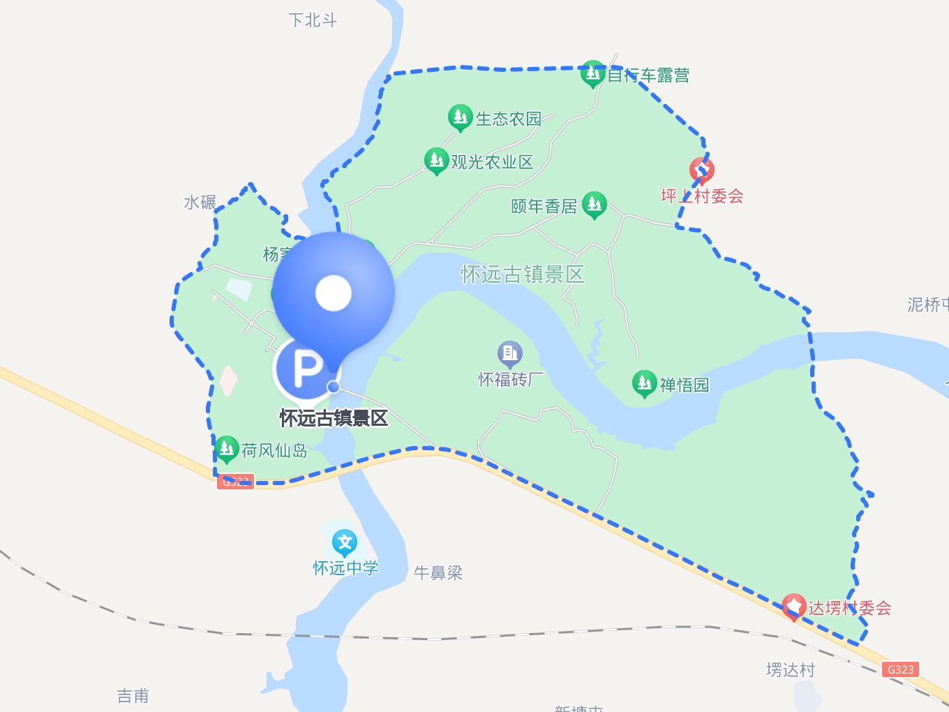 怀远县各乡镇地图图片