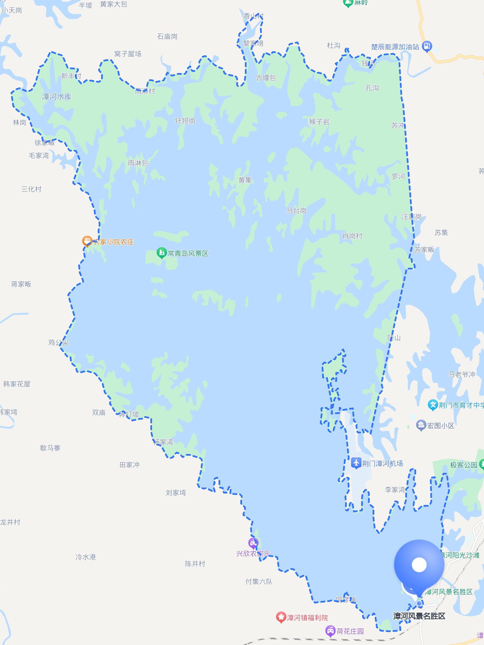 漳河风景名胜区-地上停车场  参考信息:地上车位,停车漳河风景区地图