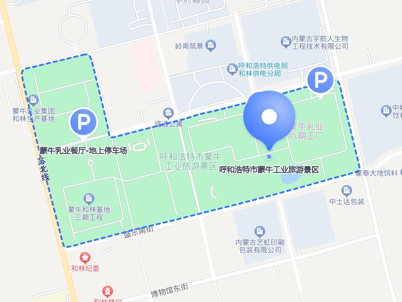 蒙牛工厂分布地图图片