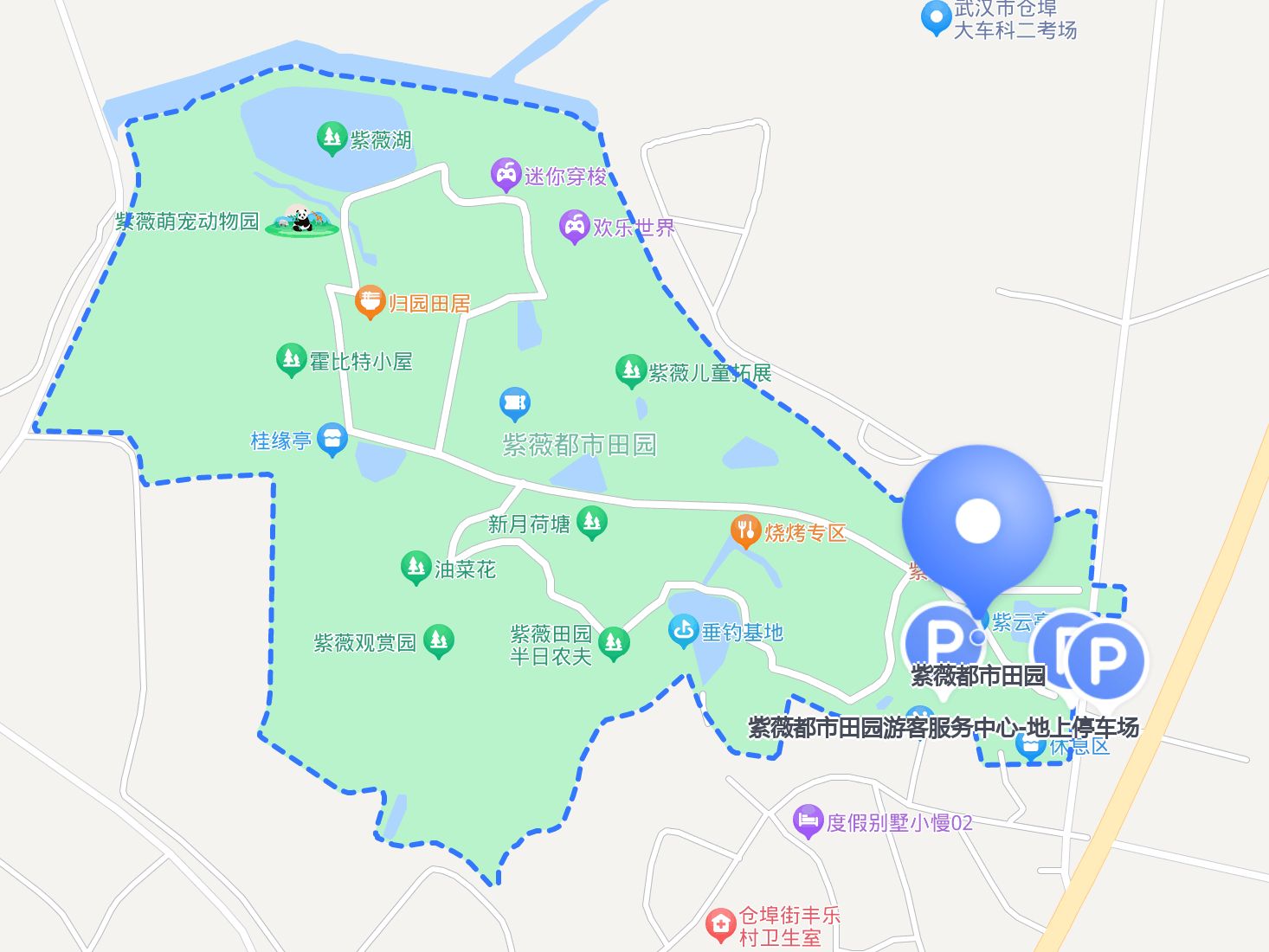那就别错过 紫薇都市田园 ,这里有美丽花海,还能感受到如诗如画的乡村