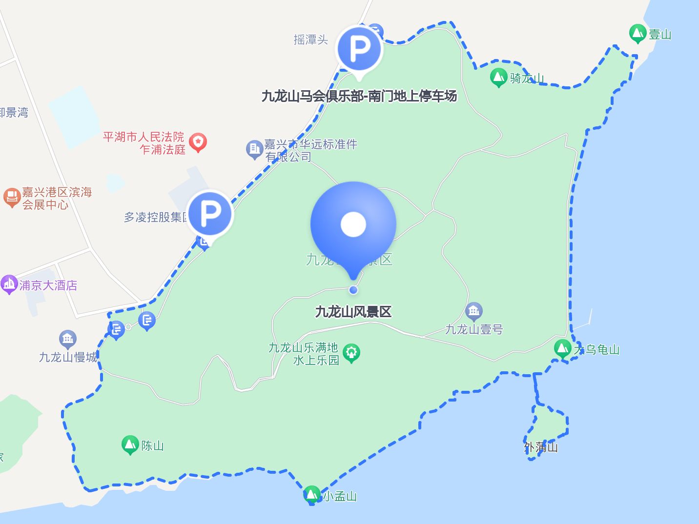 九龙峡地图图片