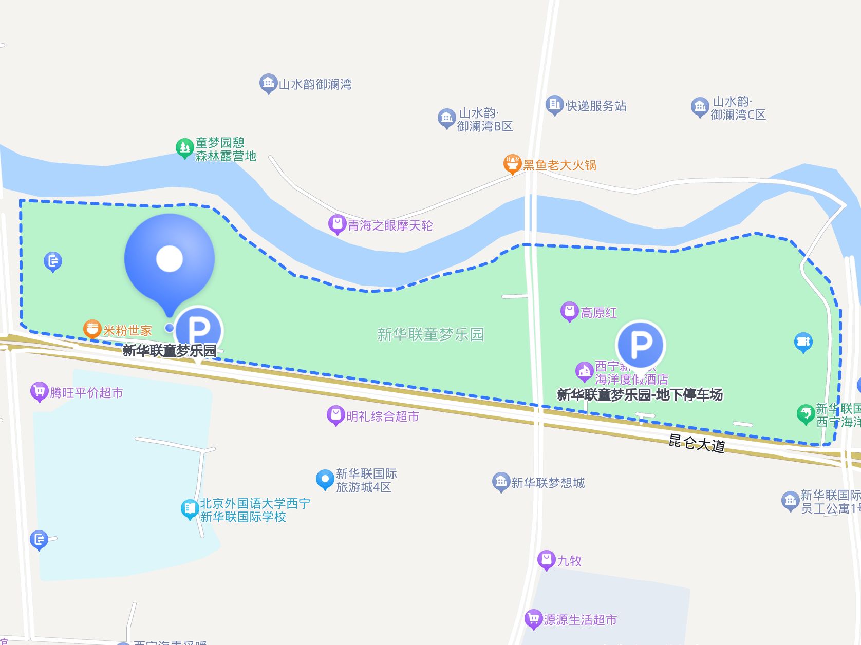 车新华联童梦乐园导览图新华联童梦乐园导游图新华联童梦乐园手绘地图