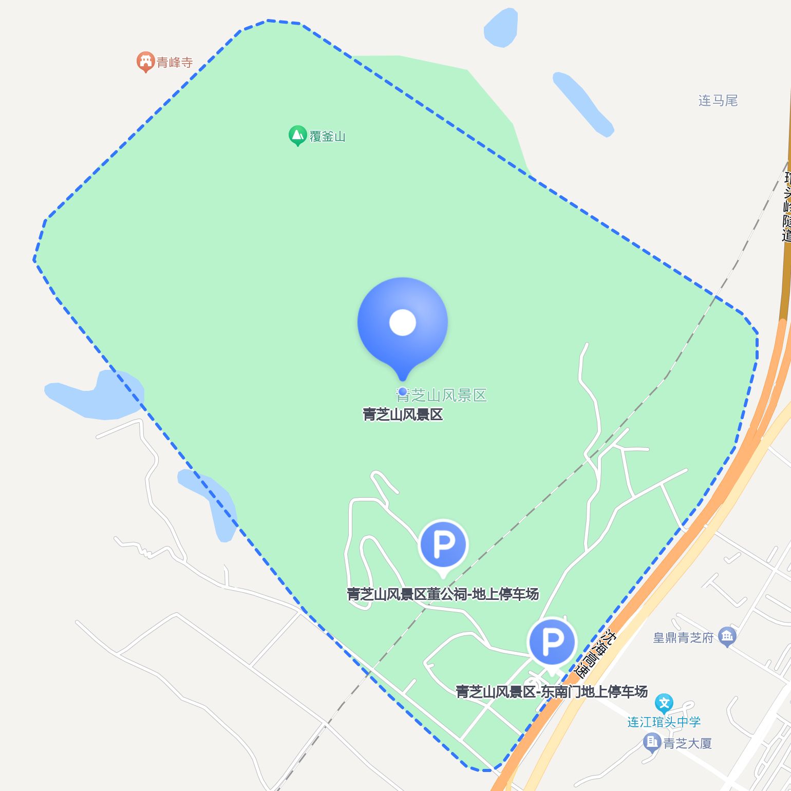 今天给大家整理了一份 青芝山风景区 的出行指南,分享给大家～  开放