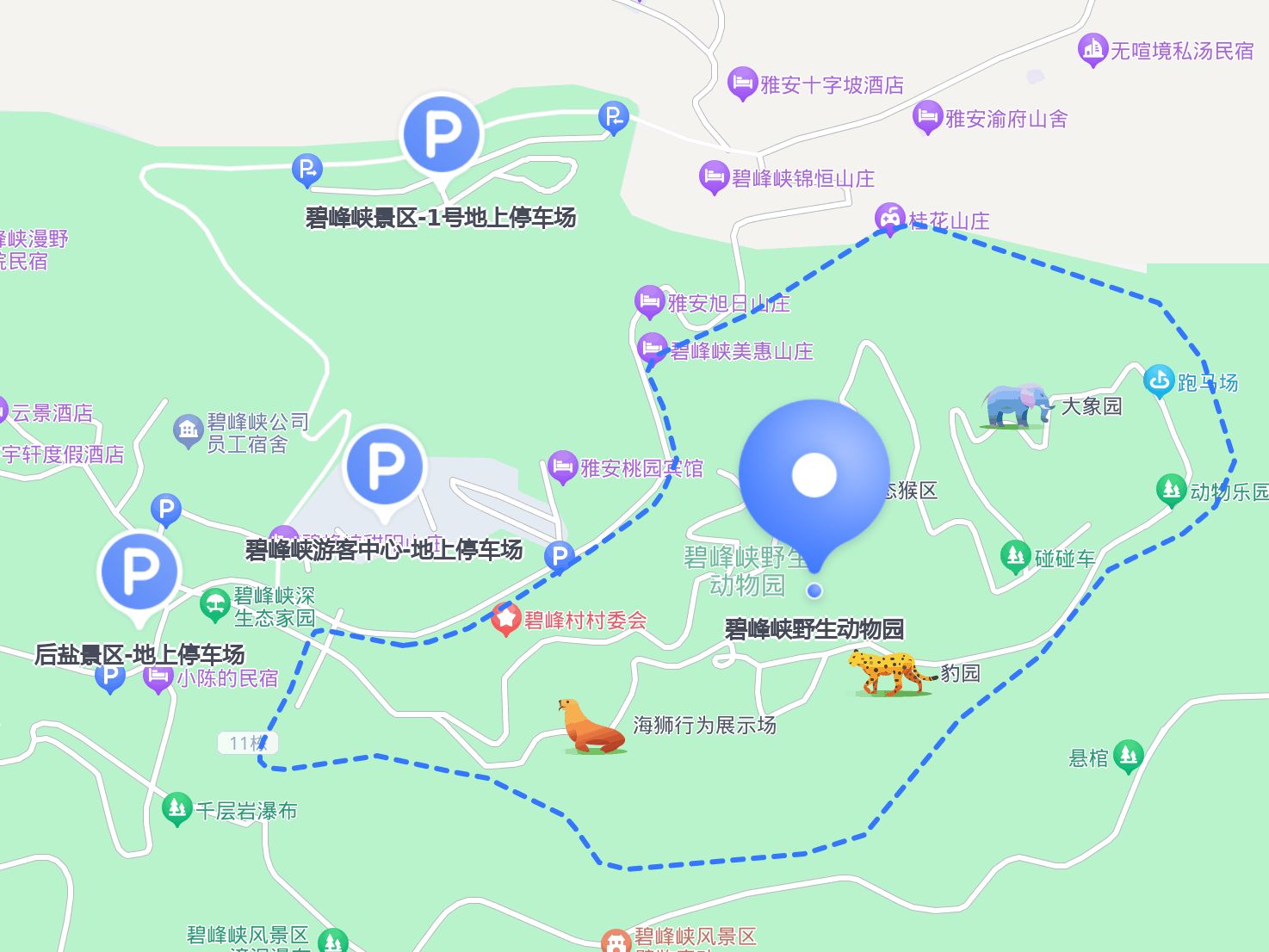 碧峰峡风景区门票图片