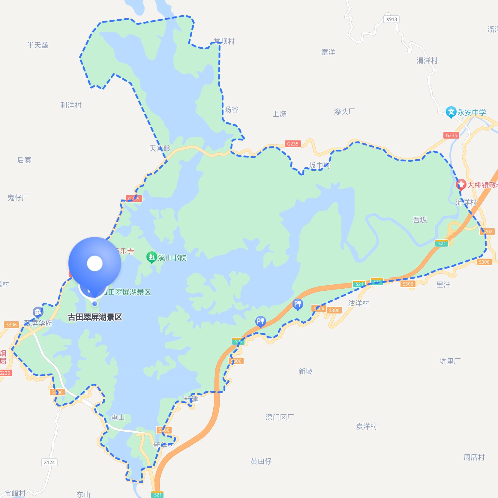 古田地图古田县翠屏湖村划分蓟县于桥水库地图瑞金和古田的距离古田