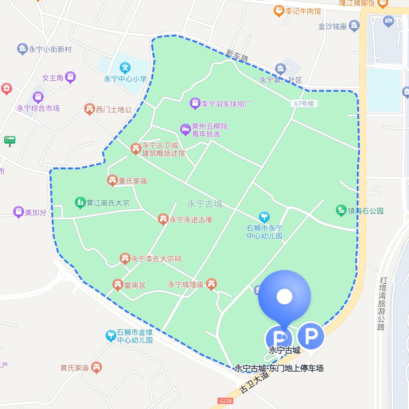 永宁公园地图图片