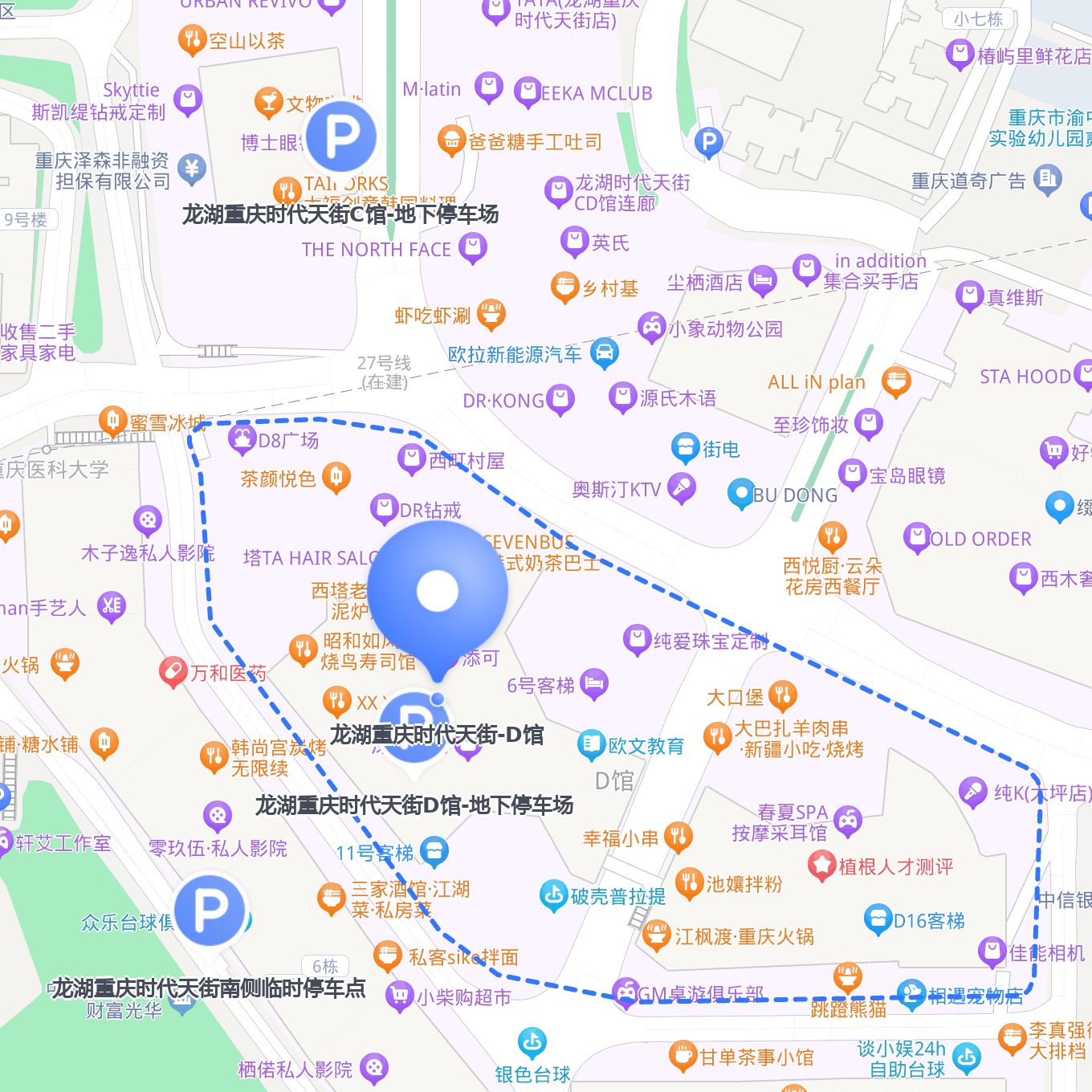 地图重庆市时代天街位置渝北龙湖在哪儿重庆龙湖天街地理位置重庆龙湖
