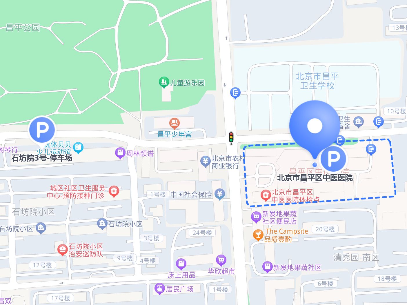 北京昌平区大学地图图片