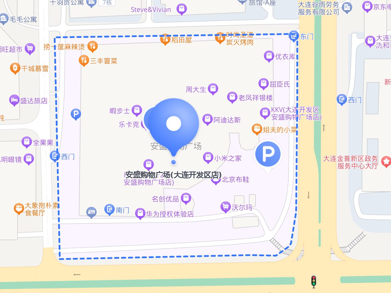 大连开发区地图交通图图片