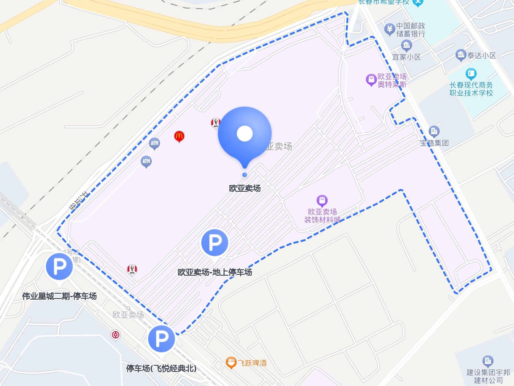 欧亚卖场内部地图图片