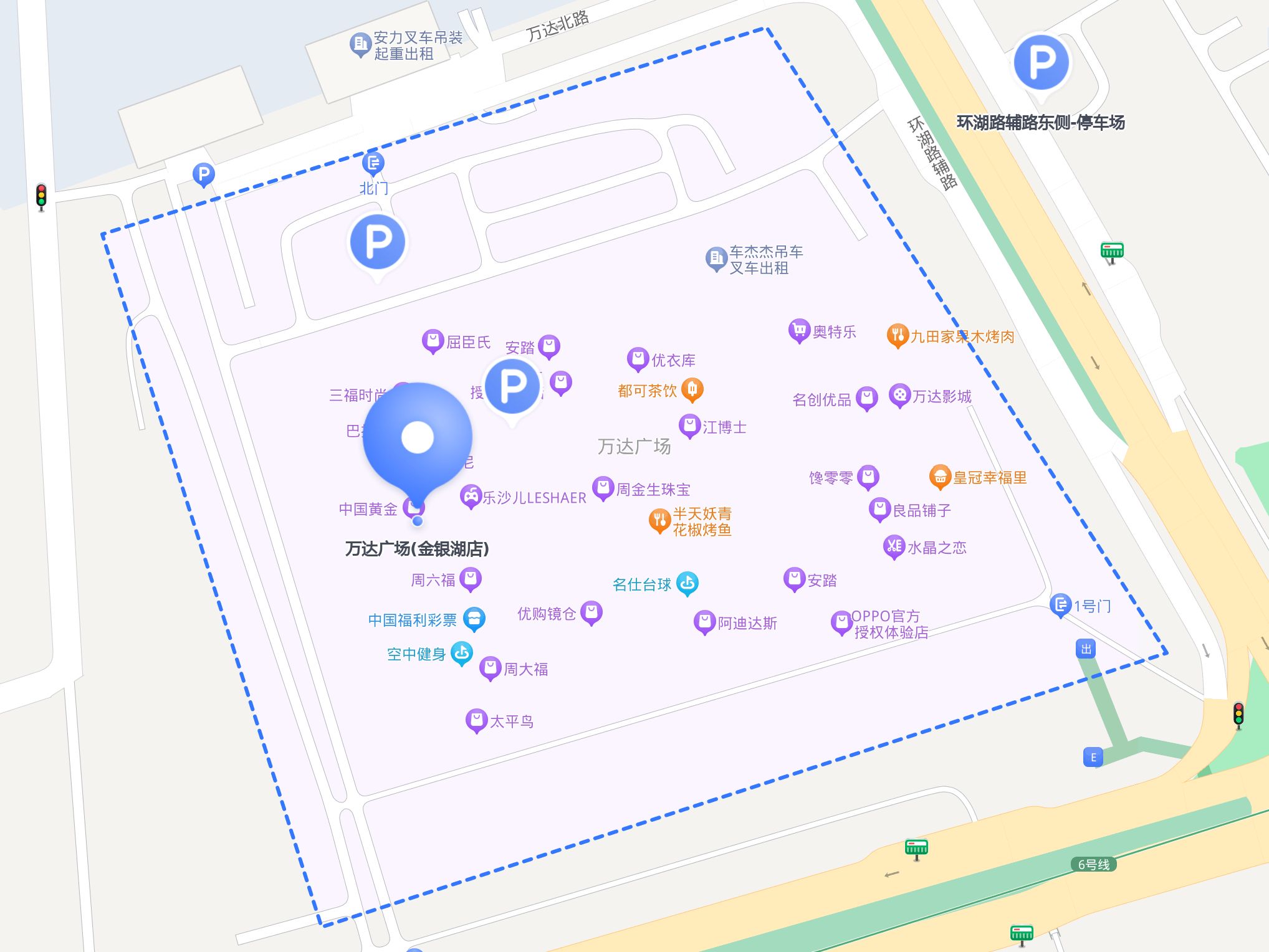 万达广场(金银湖店) 等你来逛逛!