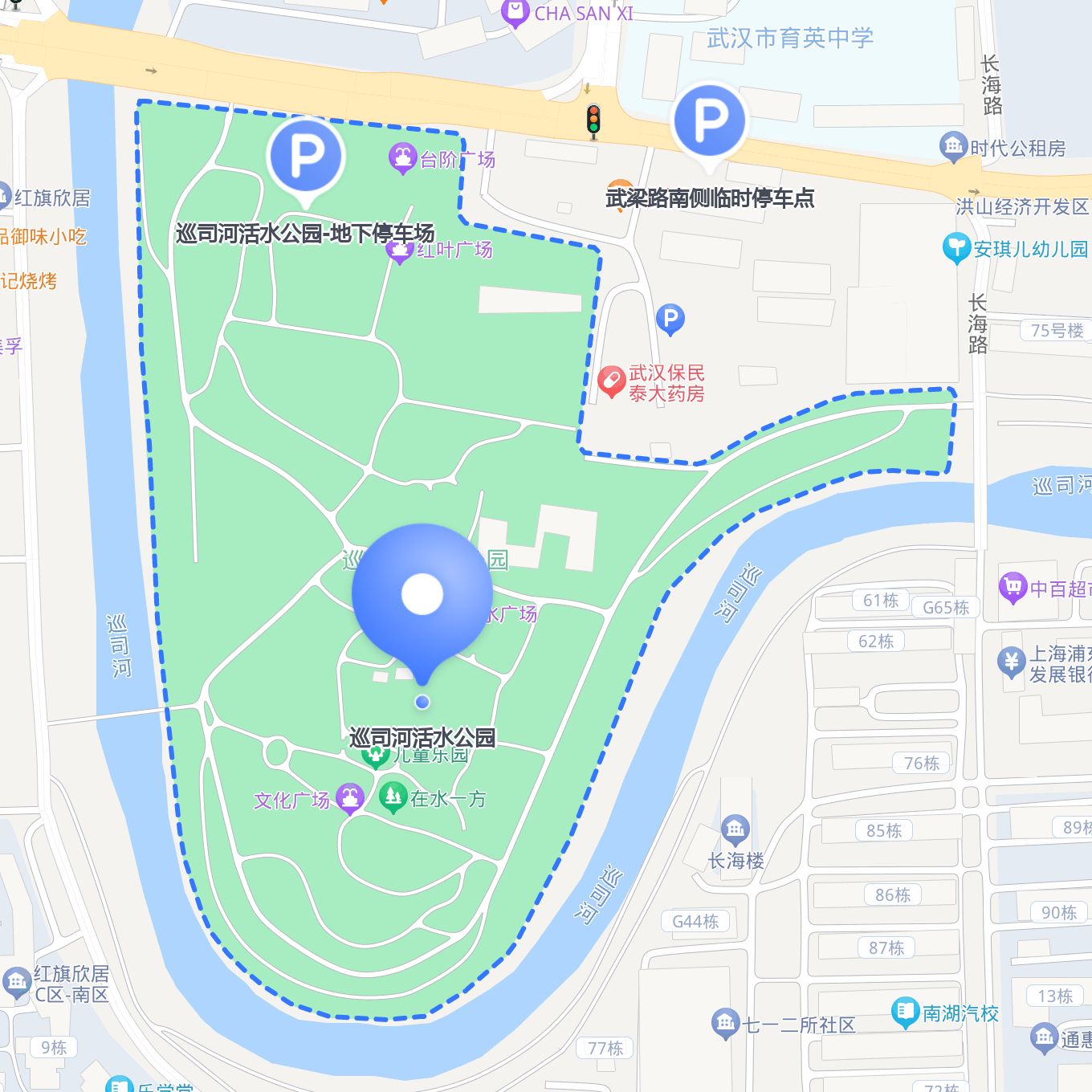 如果你想去 巡司河活水公园 ,出发前不妨看看这份出行攻略 开放时间