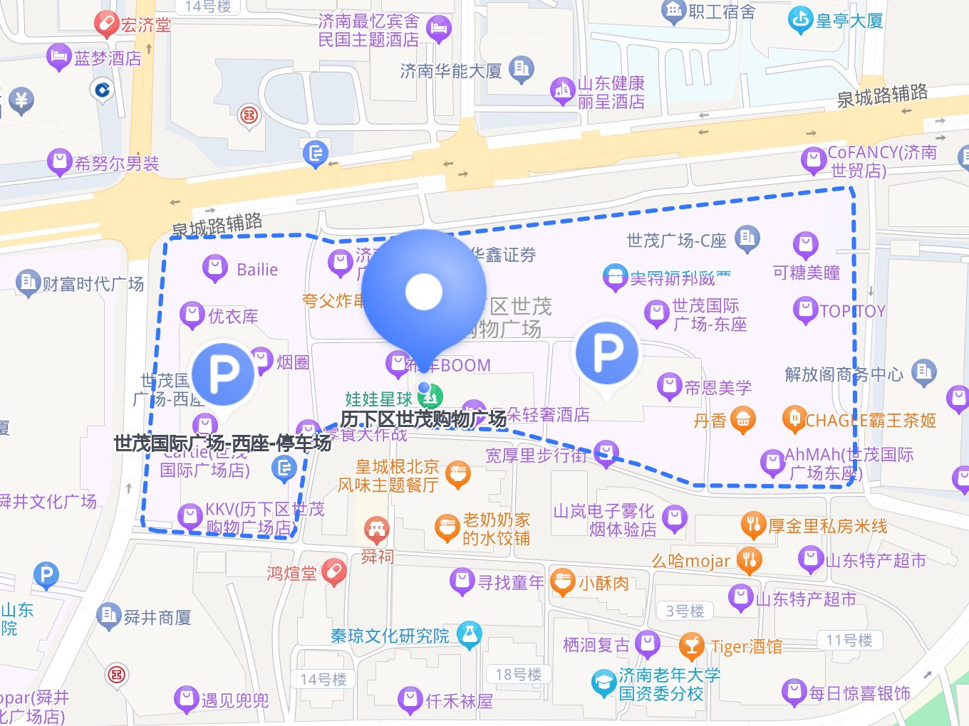 历下区世茂购物广场 出行指南,超全攻略,一定要码住7515 92开放
