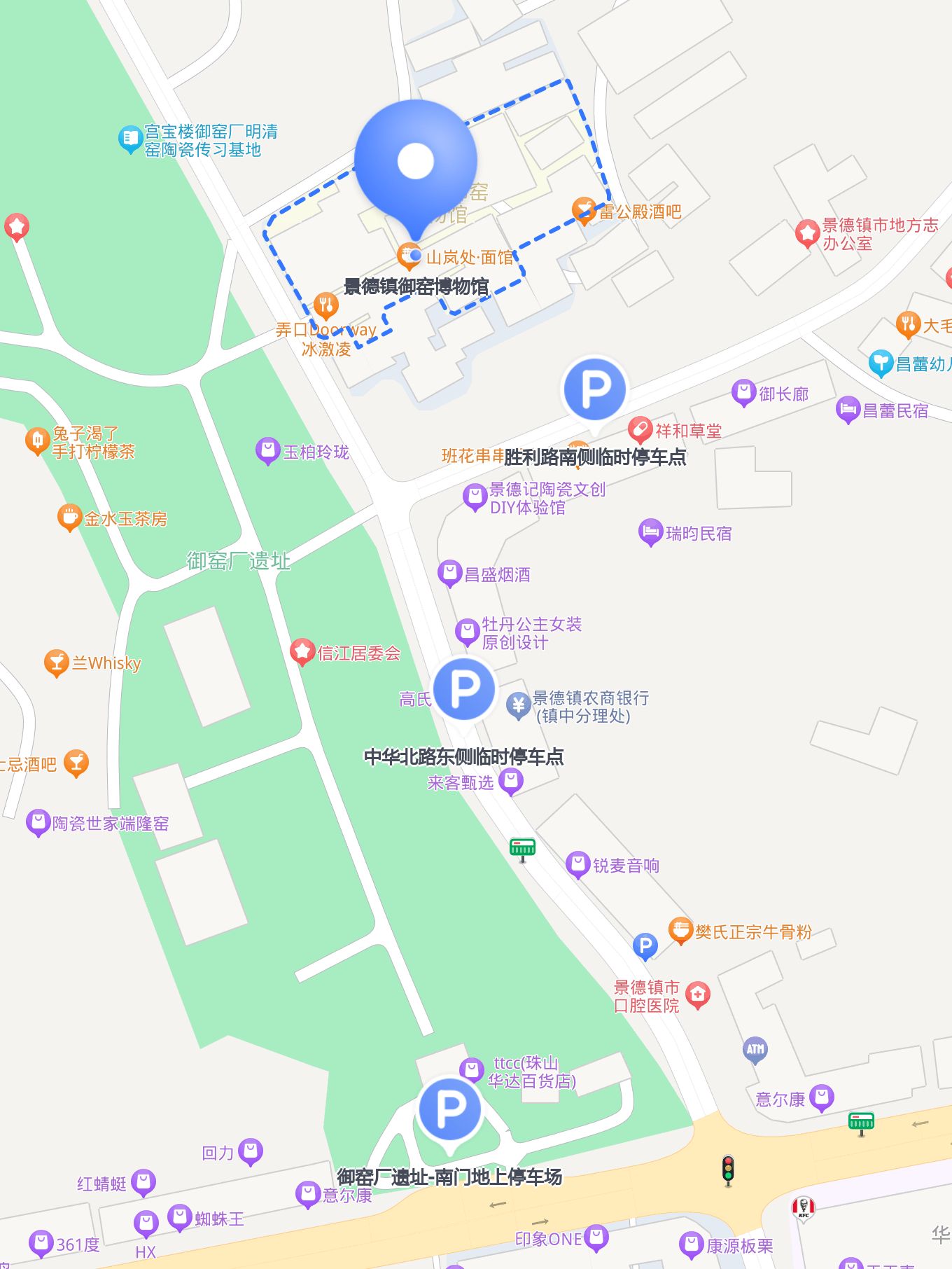 景德镇陶瓷大学地图图片