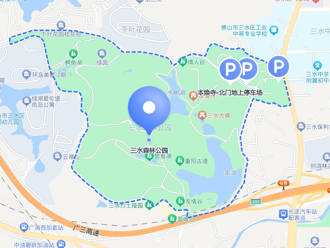 三水森林公园地址图片