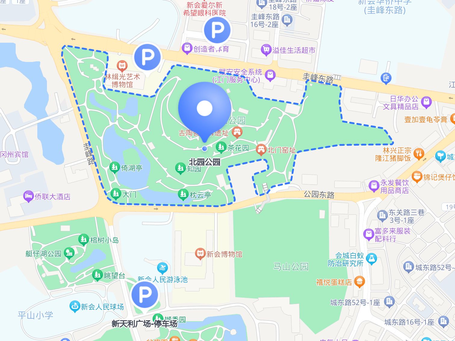 新会北园公园介绍图片