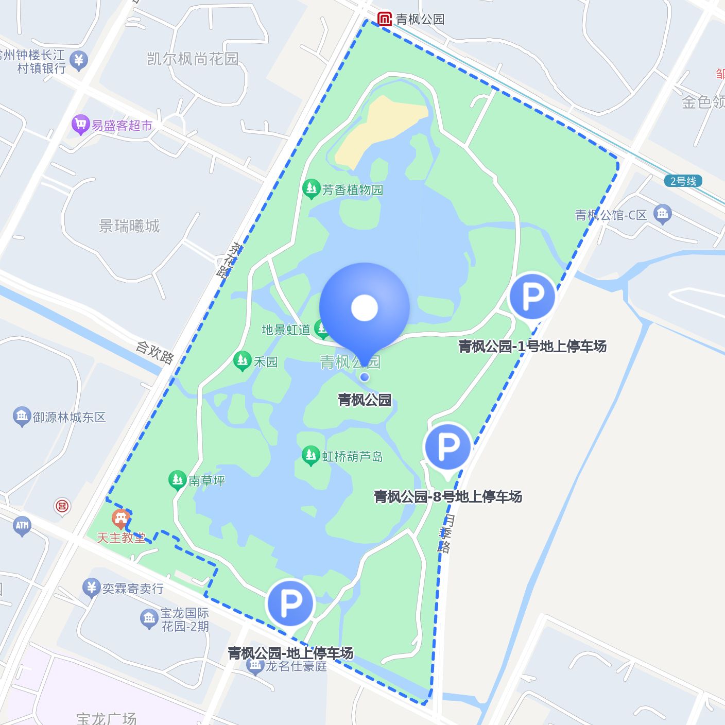 北京青年湖公园导览图片