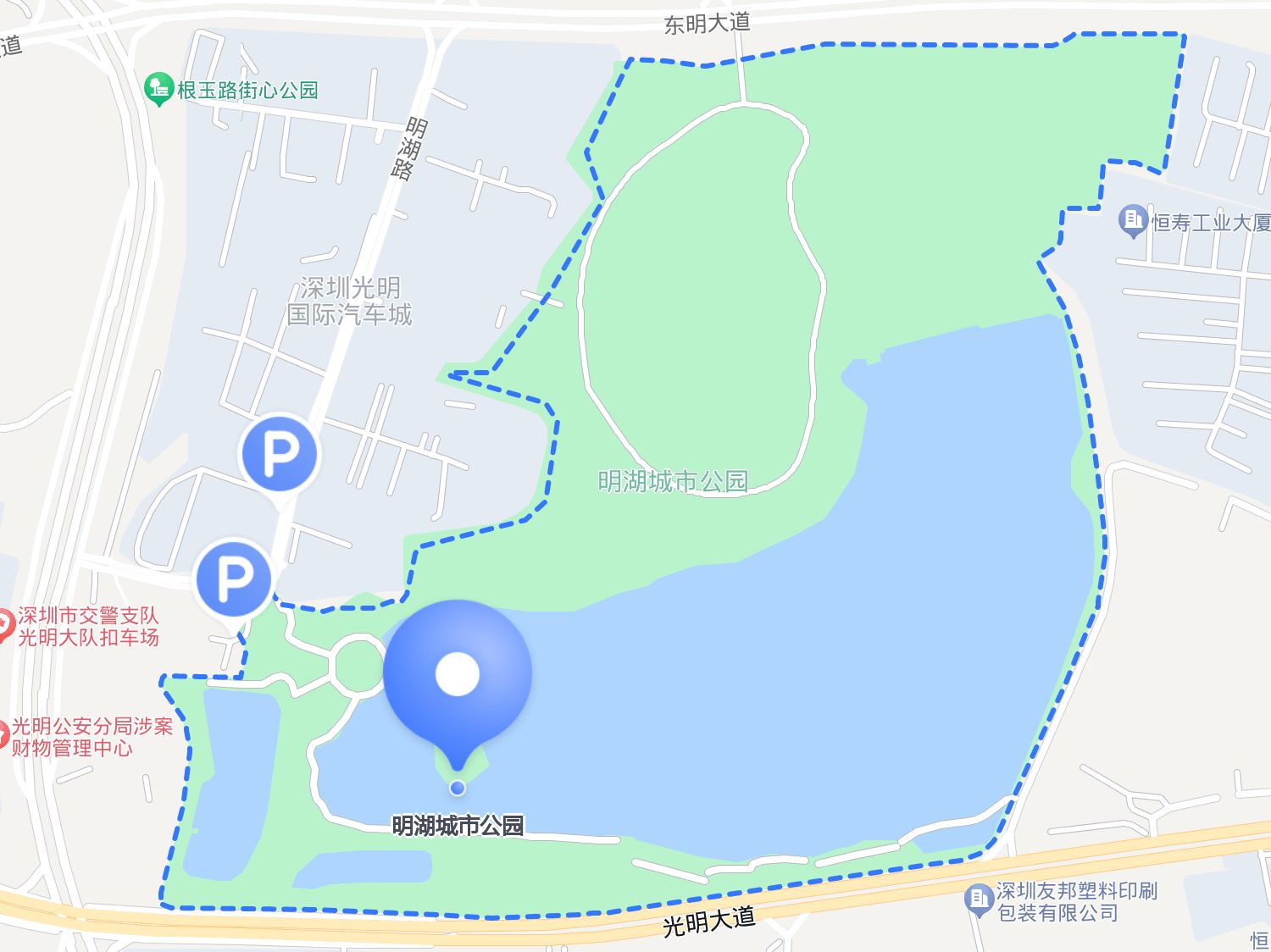 明湖城市公园 是一个适合全家游玩的好去处,拥有美丽的蓝桥,玻璃桥和